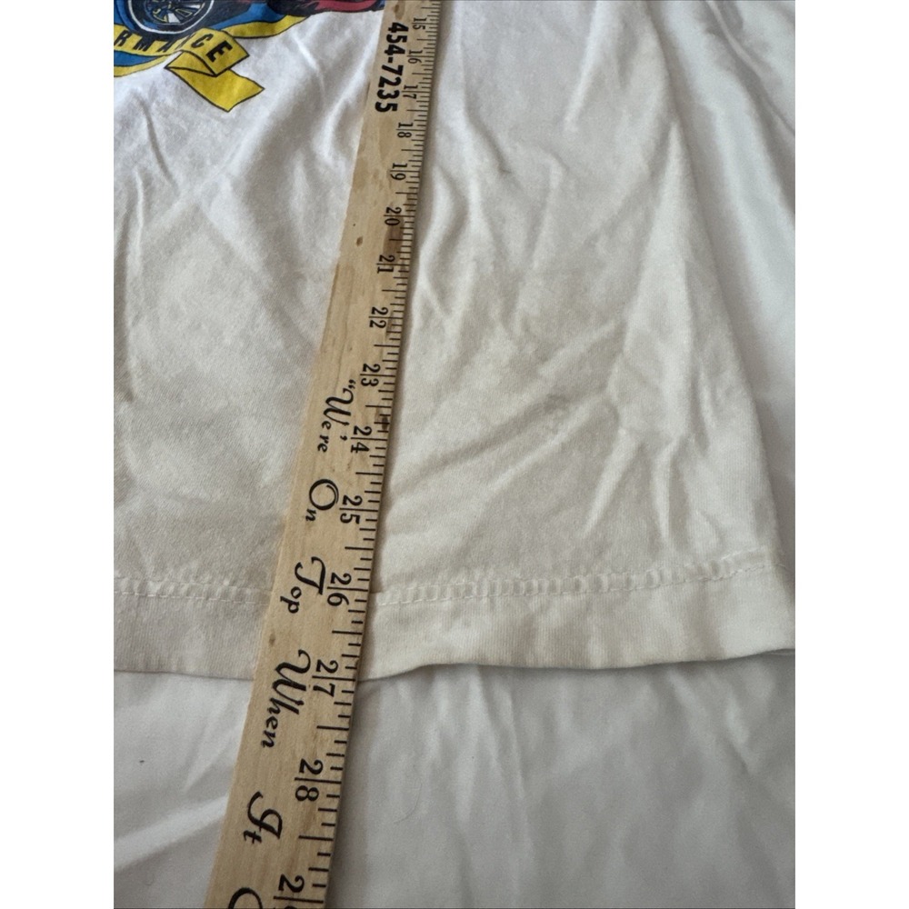 Vintage Mustang T-shirt Large Single Stitch Chomp High Performance - Picture 4 of 6